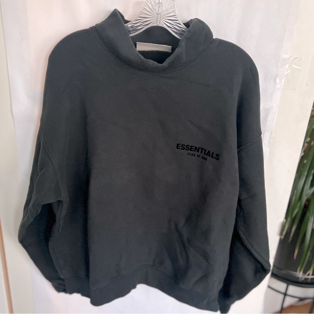Essentials/Fear of God Black Sweatshirt